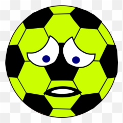 Pelota De Futbol Triste - Football Emoji,Me Gusta Emoji