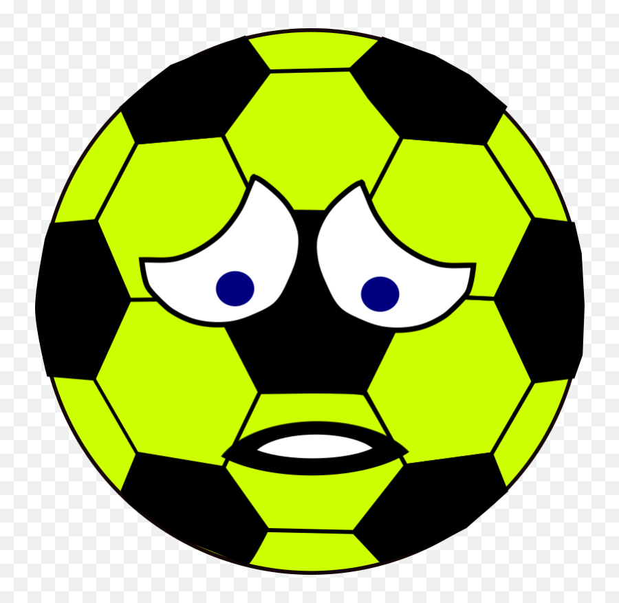 Pelota De Futbol Triste - Football Emoji,Me Gusta Emoji