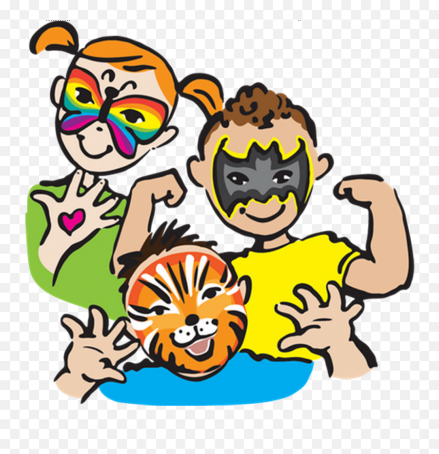 Faces Clipart Brother Face Faces - Face Painting Clip Art Free Emoji,Brother Emoji