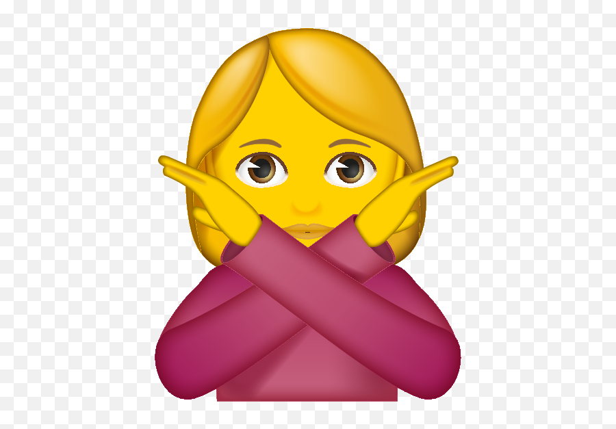 Emoji - No Gesture Man Emoji,Prohibited Emoji