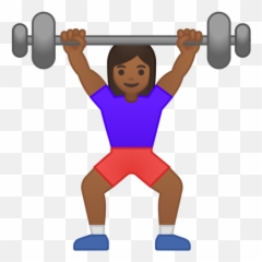 Medium - Emoji Lifting Weights,Workout Emoji