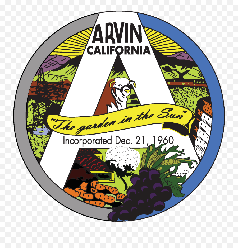 Seal Of Arvin California - City Of Arvin Logo Emoji,California State Flag Emoji