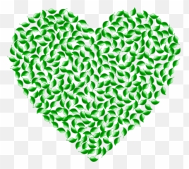 Free Green Heart Transparent Background - Clip Art Emoji