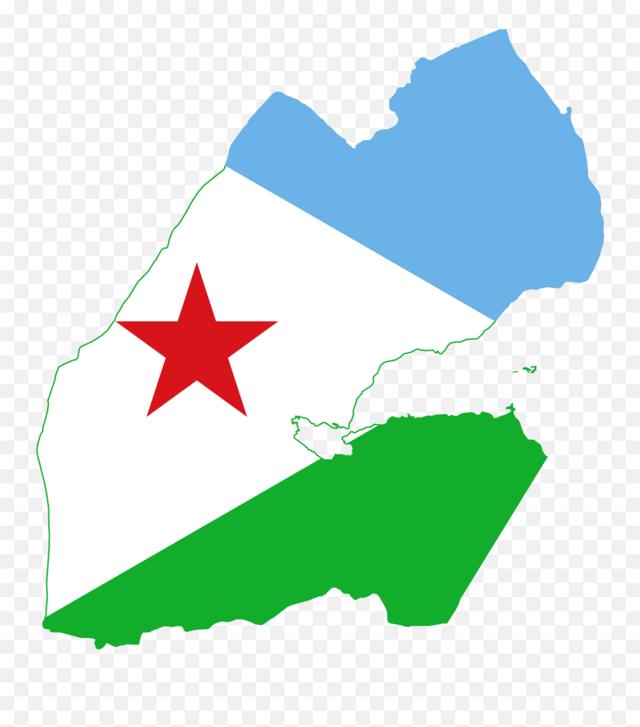 Flag - Djibouti Map And Flag Emoji,Volcano Emoji