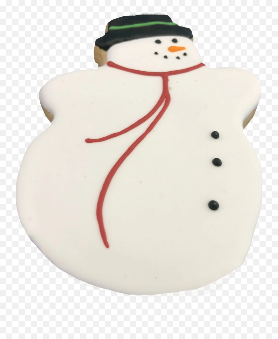 Snow Man Cookie - Snowman Emoji,Snow Man Emoji