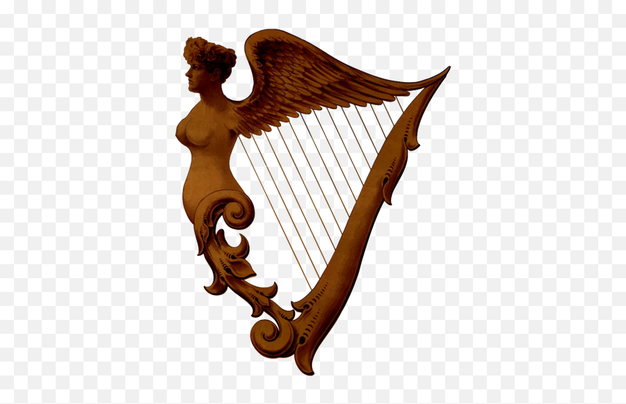 Irish Harp - Instrument Of Celtic Music Harp Emoji,Bear Japanese Emoji