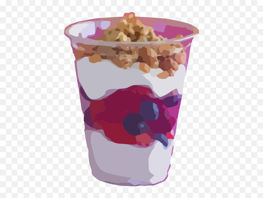 Yogurt Liquid Container Transparent - Parfait Clipart Emoji,Yogurt Cup Emoji