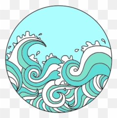 Wave Clipart Tumblr - Png Emoji