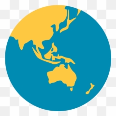 Earth Globe Asia - Globe Showing Australia Emoji,Earth Emoji