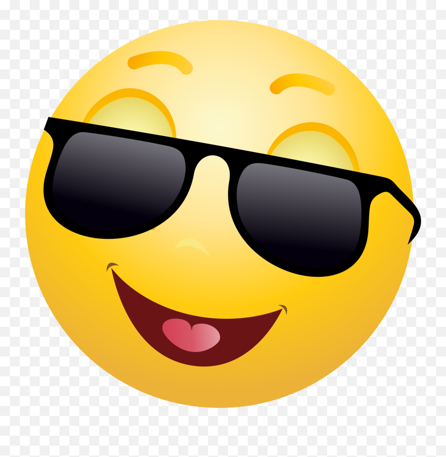 Sunglasses Emoji Clipart - Transparent Background Emoji Png,Sunglasses Emoji