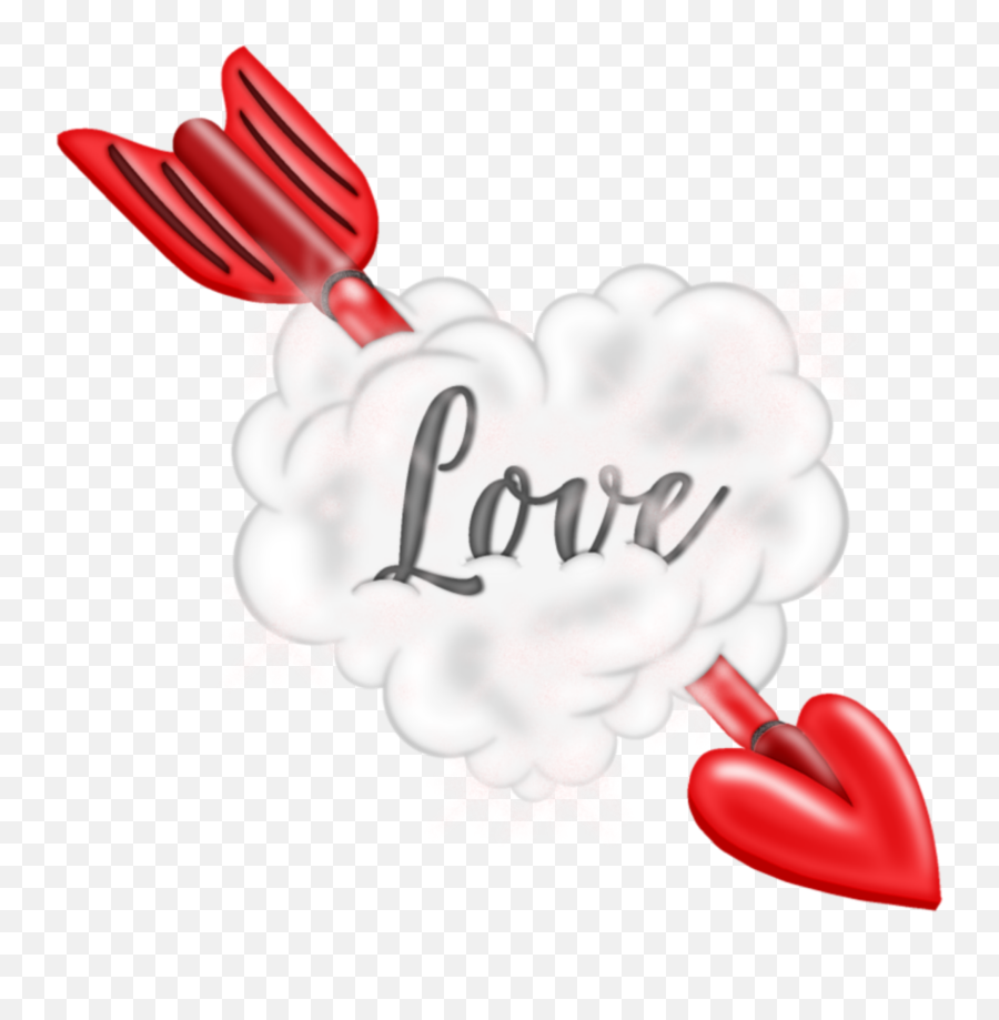 Hearts Valentinesday Love Wordart Cupid - Clip Art Emoji,Cupid Heart Emoji
