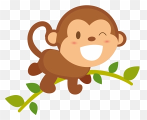 cute monkey png - Fun Monkey Cute Vector Png Emoji