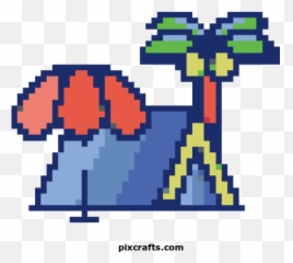 Palm Tree - Printable Pixel Art Creative Arts Emoji