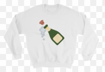 Champagne Emoji Sweatshirt,Champagne Emoji