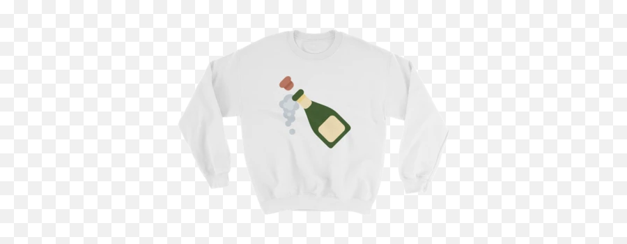 Champagne Emoji Sweatshirt,Champagne Emoji
