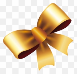 Gold Bow Ribbon Png - Emoji