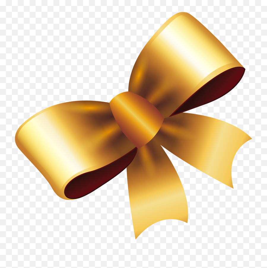 Gold Bow Ribbon Png - Gold Bow Png Emoji,Gold Ribbon Emoji