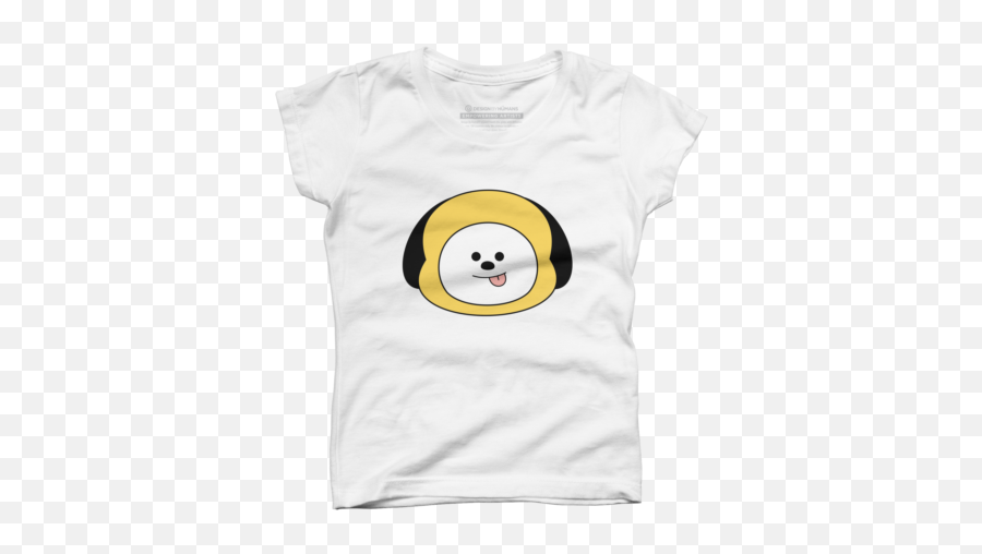 New Xl Anime Girlu0027s T Shirts Design By Humans - Bulldog Emoji,Sly Face Emoticon