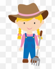 Picture Free Download Fazenda Minus Clipart Farm - Farmer Girl Art Emoji