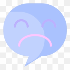 Sad Emoji Logo Icon Of Flat Style - Happy,Sad Emoji