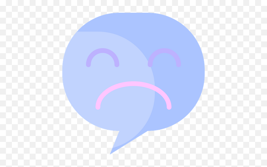 Sad Emoji Logo Icon Of Flat Style - Happy,Sad Emoji