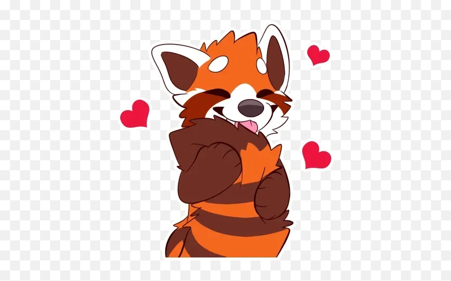 Pand Whatsapp Stickers - Stickers Cloud Red Panda Stickers Telegram Emoji,Red Panda Emoji