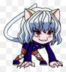 hxh pitou neferpitou chibi Sticker by Stinky - Neferpitou Emoji