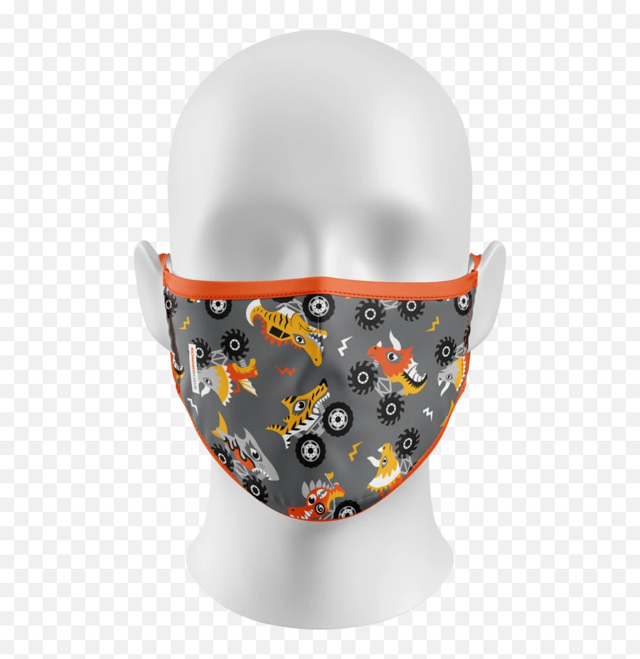 Dino Derby Kourtesy Mask Kids - Dot Emoji,Dinosaur Emoticon