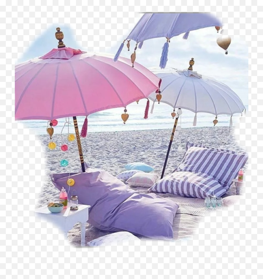 Beach Umbrellas Sticker Challenge On Picsart - Granellino Di Sabbia Buongiorno Emoji,Beach Umbrella Emoji