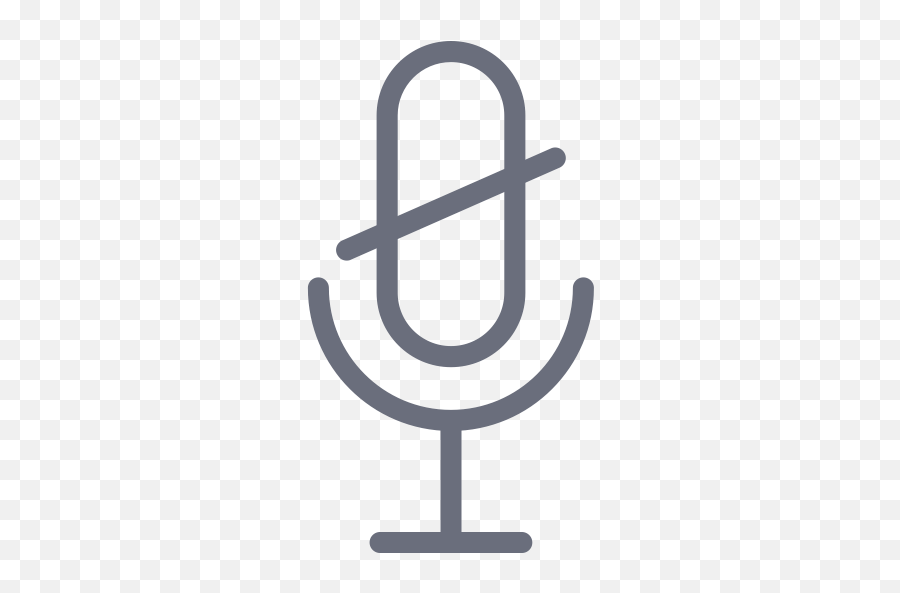 Micro Microphone Mute Off Radio - Micro Mute Emoji,Radio Mute Emoji
