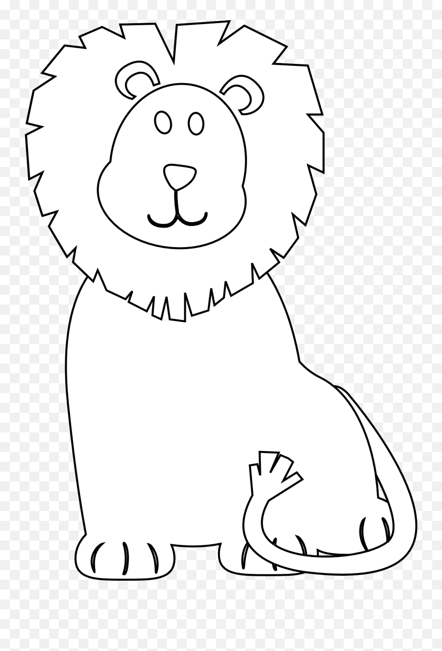 Lion Clipart Loin Lion Loin - Big Emoji,Microscope And Rat Emoji
