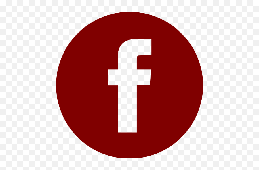 Maroon Facebook 4 Icon - Free Maroon Social Icons Vertical Emoji,Facebook Christmas Tree Emoticon