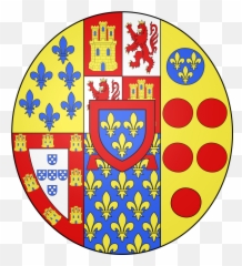 Lesser Coat Of Arms Of Bourbon - Emblem Emoji,Sicilian Flag Emoji