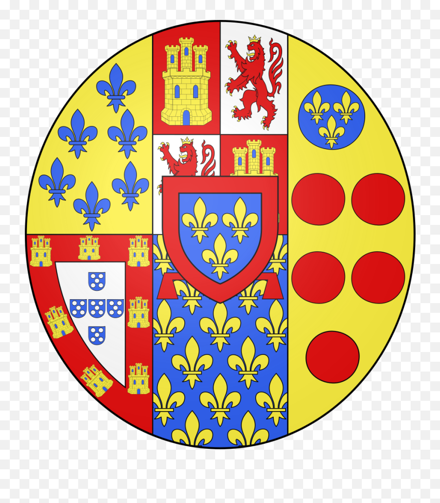 Lesser Coat Of Arms Of Bourbon - Emblem Emoji,Sicilian Flag Emoji