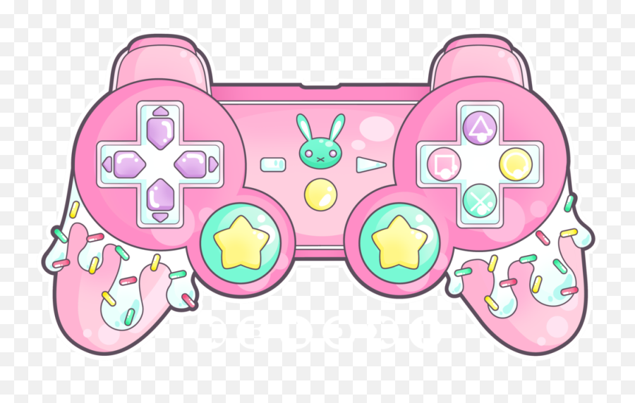 Cute Melty Playstation Controller - Cute Game Controller Png Emoji,Playstation Emoji