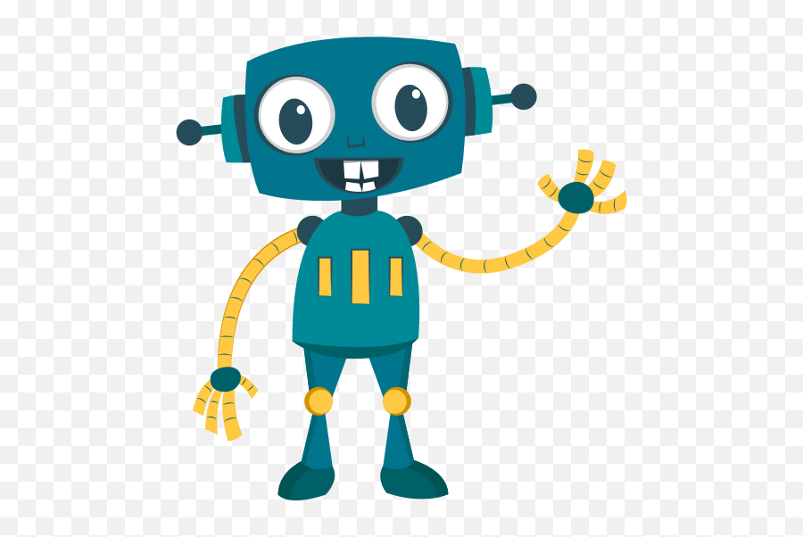 Happy Robot - Cute Clip Art Robot Emoji,What Do Android Emojis Mean