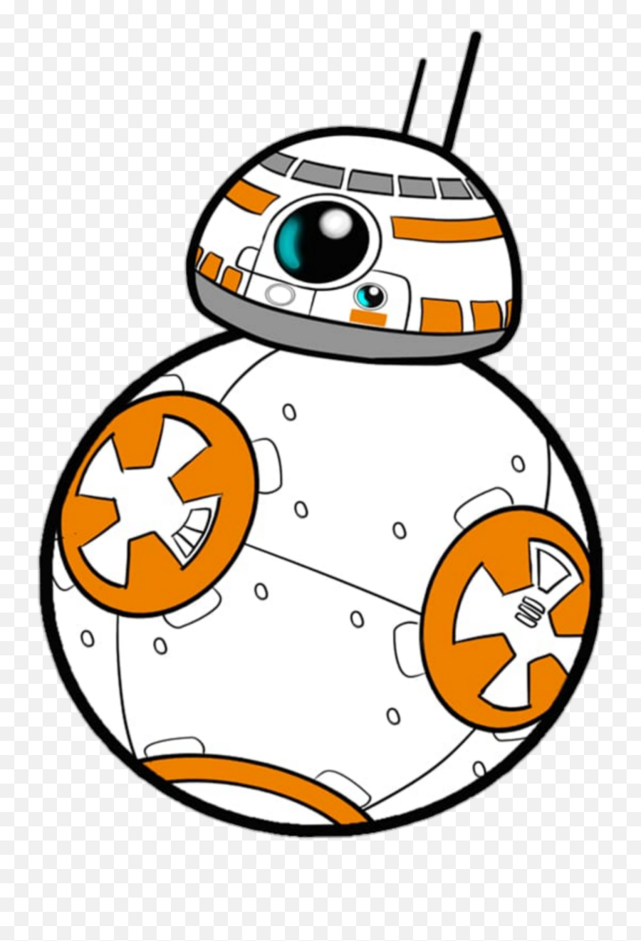 Starwars Disney Droid Droids Bb8 - Star Wars Bb8 Cartoon Emoji,Bb8 Emoji