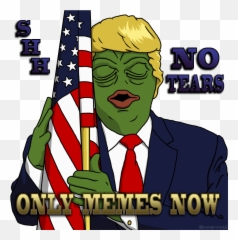 Oo Forums - Trump No Tears Only Memes Emoji,Kanye Shrug Emoticon