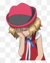Face Palm Png Picture - Serena Pokemon Transparent Background Emoji