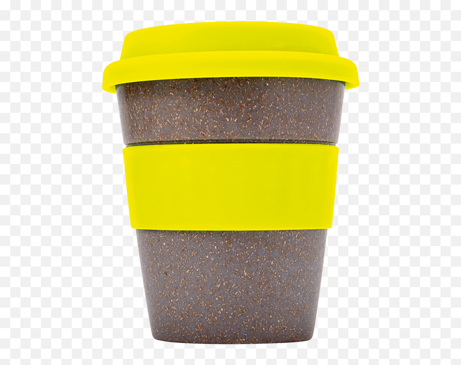 350ml Bamboo Travel Mug Yellow - Mug Emoji,Double Cup Emoji