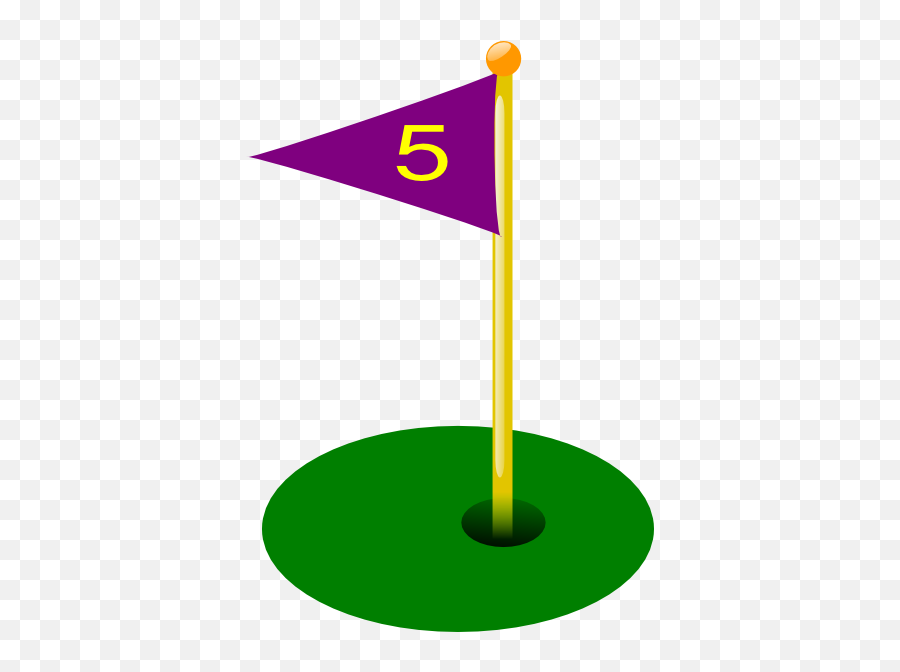 Golf Flags Clipart - Golf Hole 15 Flag Emoji,Tiger And Golf Hole Emoji