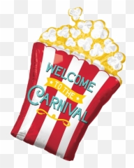 Carnival Popcorn Balloon - Carnival Balloons Emoji,Popcorn Emoji Facebook