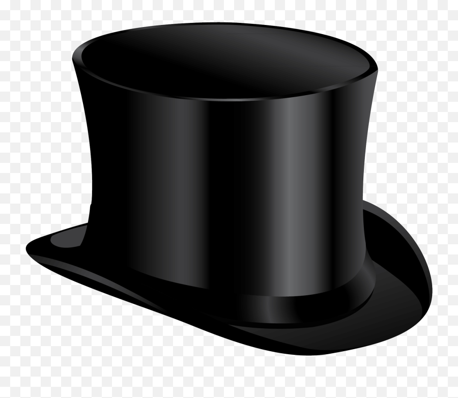 Black Cylinder Hat Png Image - Transparent Background Top Hat Clip Art Emoji,Top Hat Emoji