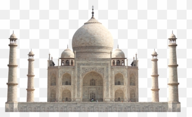 Clipart Silhouette Taj Mahal Palace - Taj Mahal Emoji,Palace Emoji