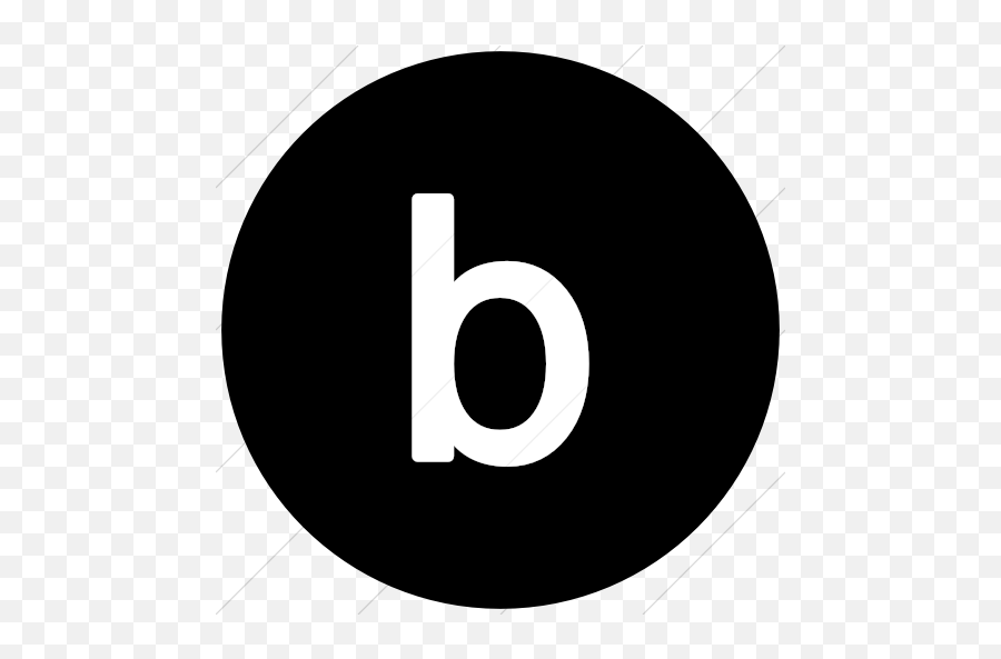 Letter B Icon At Getdrawings - Black And White Png Emoji,Red B Emoji