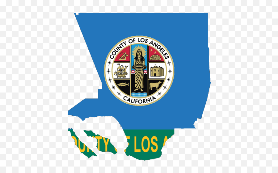 Flag Map Of Los Angeles County - Seal Of Los Angeles California Emoji,Cali Flag Emoji
