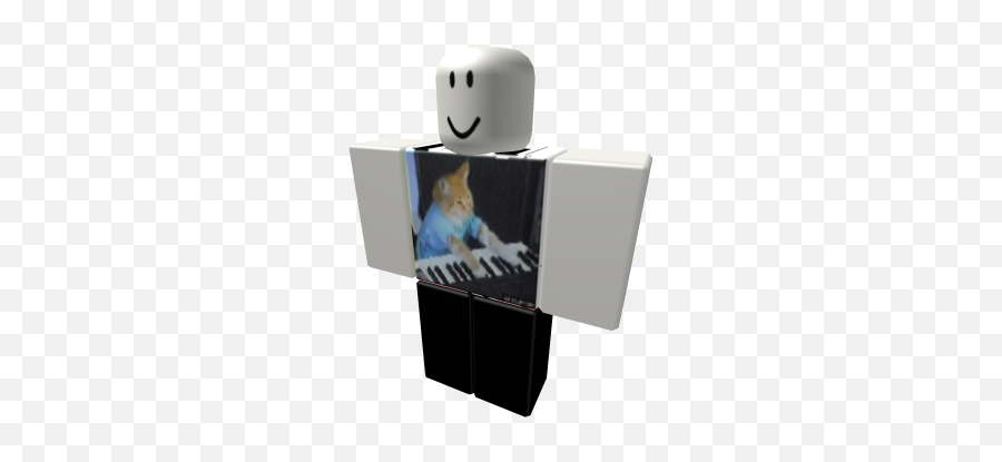 Keyboard Cat - Slender Man Roblox Emoji,Cat Emoticon With Keyboard