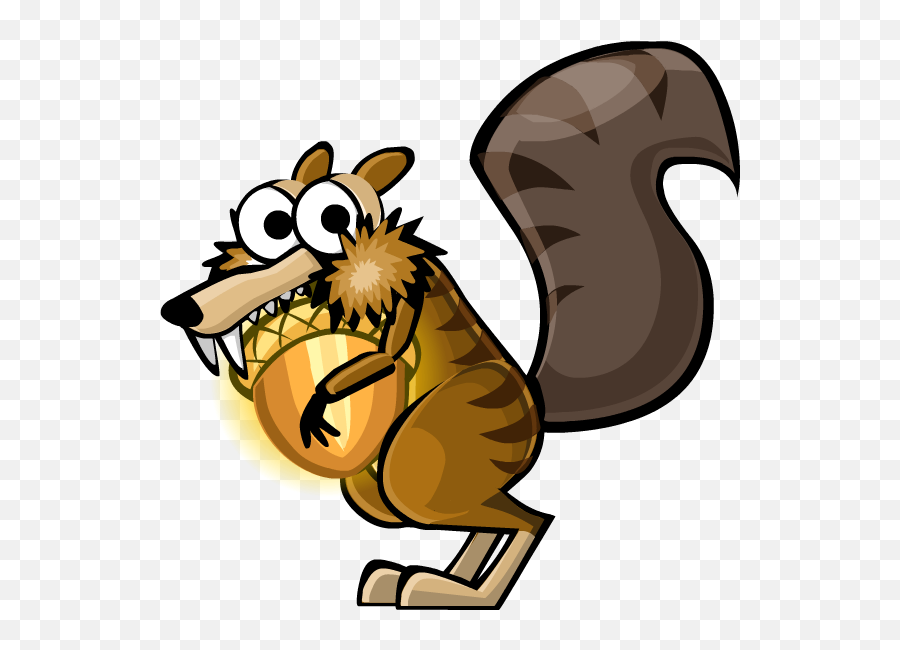 Ice Age Squirrel Png - Clipart Ice Age Squirrel Cartoon Emoji,Squirrel Emoji