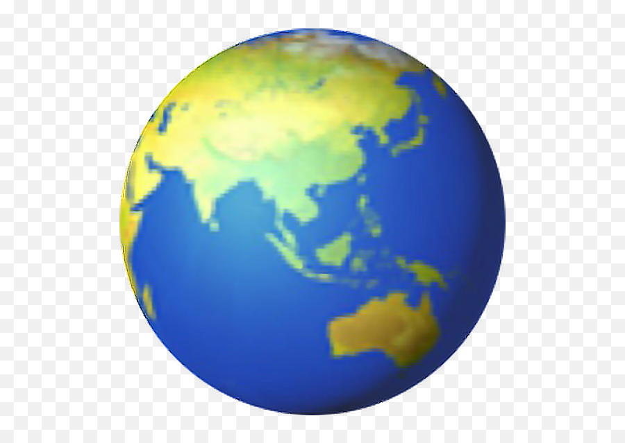Asian Australian Australien World Emoji Earth Blue Land - Emoji,Earth Emoji