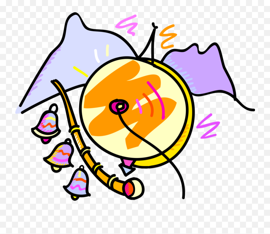 Clipart Gong - Clip Art Emoji,Gong Emoji